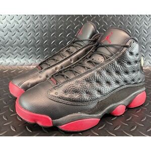 Jordan 13 Retro Dirty Bred Black Red 414571-003 Mens sneakers size 10